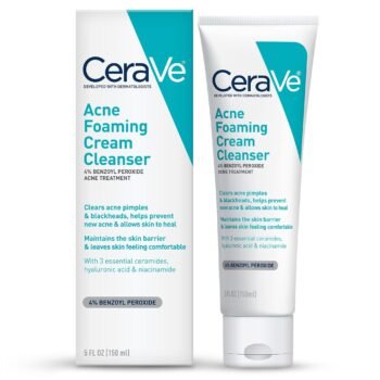 CeraVe Acne foaming cream cleanser